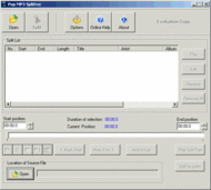 POP MP3 Splitter screenshot